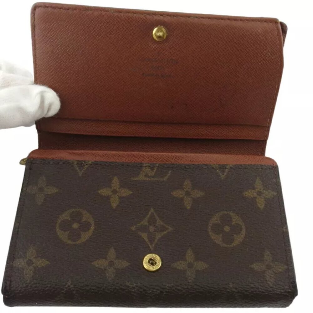 LOUIS VUITTON L -shaped zipper wallet in two -fold USED T19015 - Picture 10 of 11